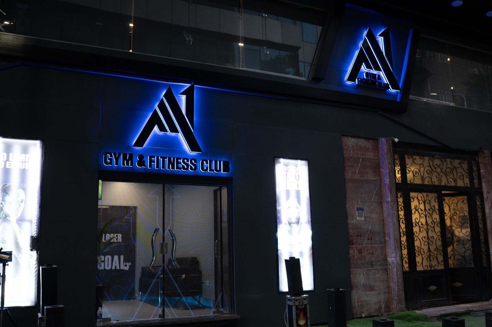 A1 Gym & Fitness Club — Branding & Exterior 3