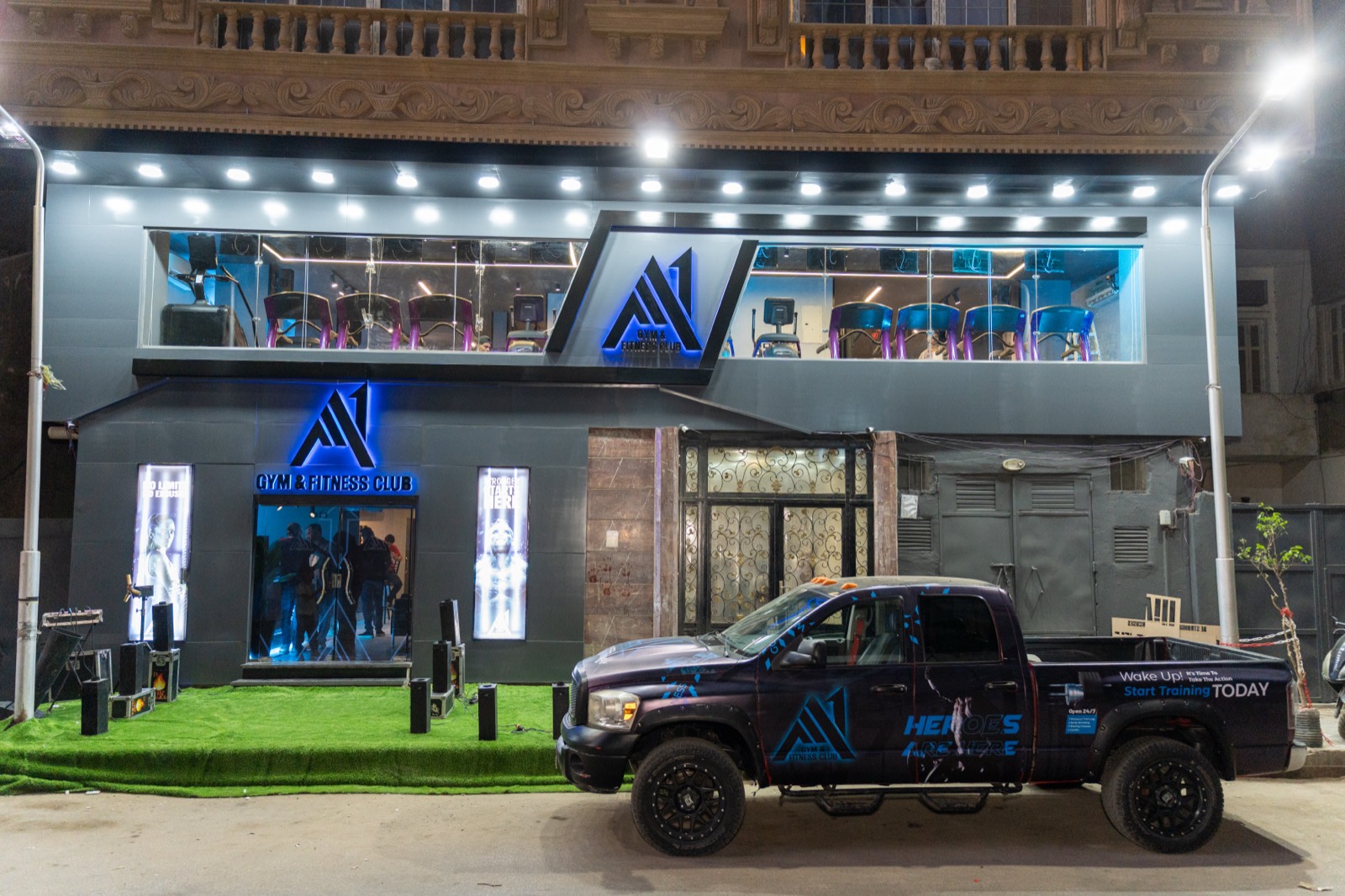 A1 Gym & Fitness Club — Branding & Exterior 4