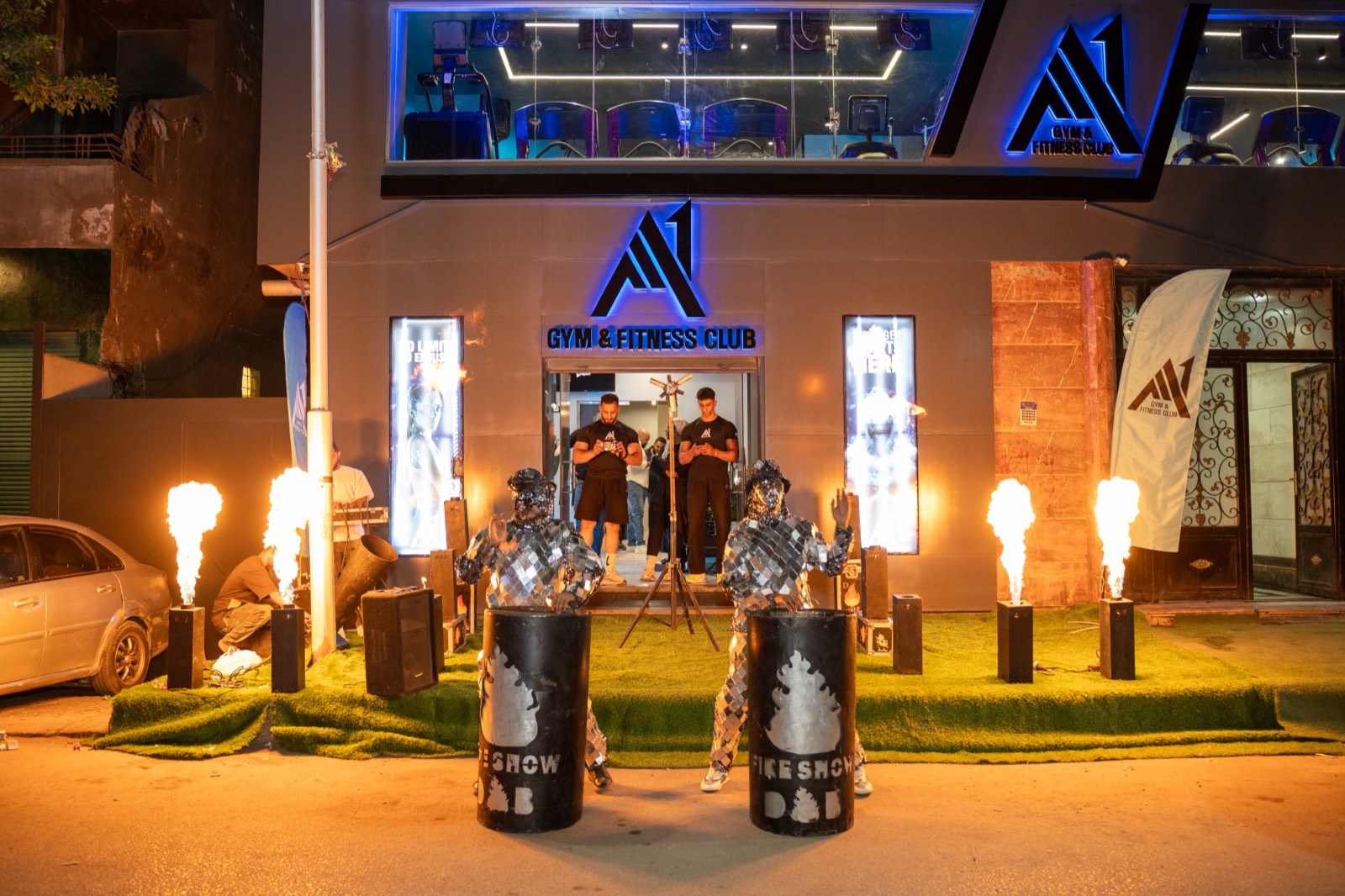 A1 Gym grand-opening night in Dokki