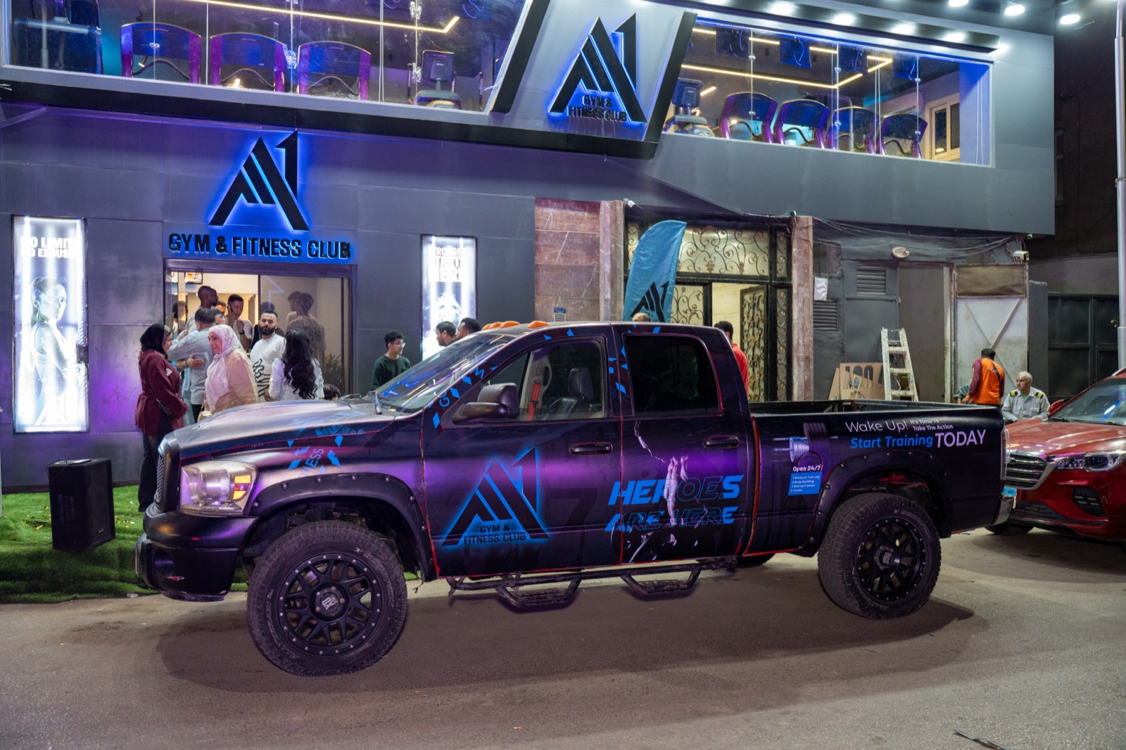 A1 Gym & Fitness Club — Branding & Exterior 10